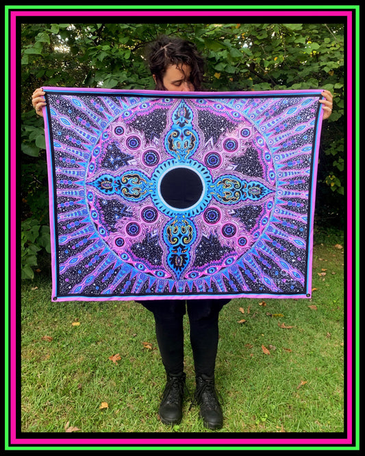 "Tranquil Void" UV-Reactive Tapestry