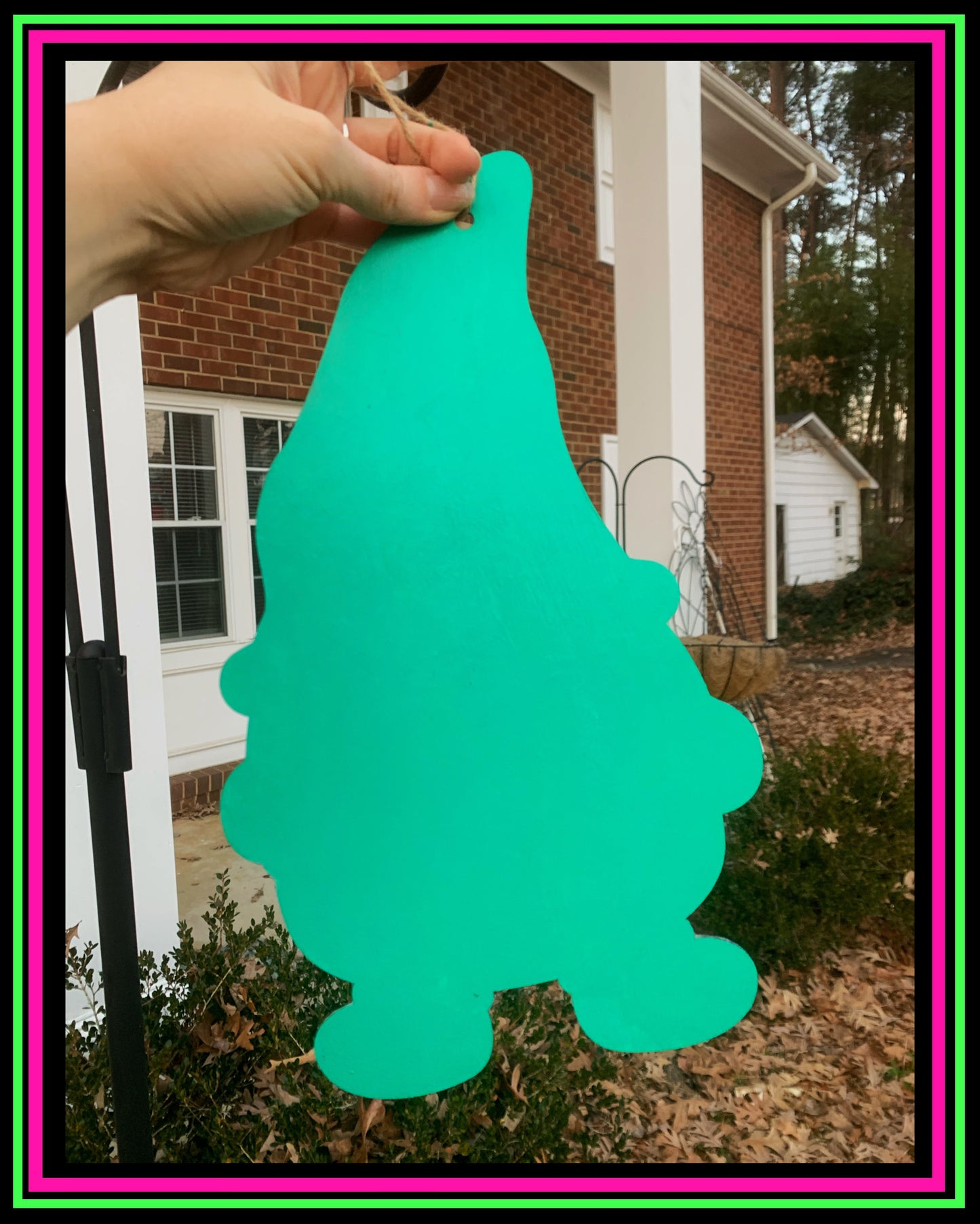 Hand Painted Magic Gnome Ornament