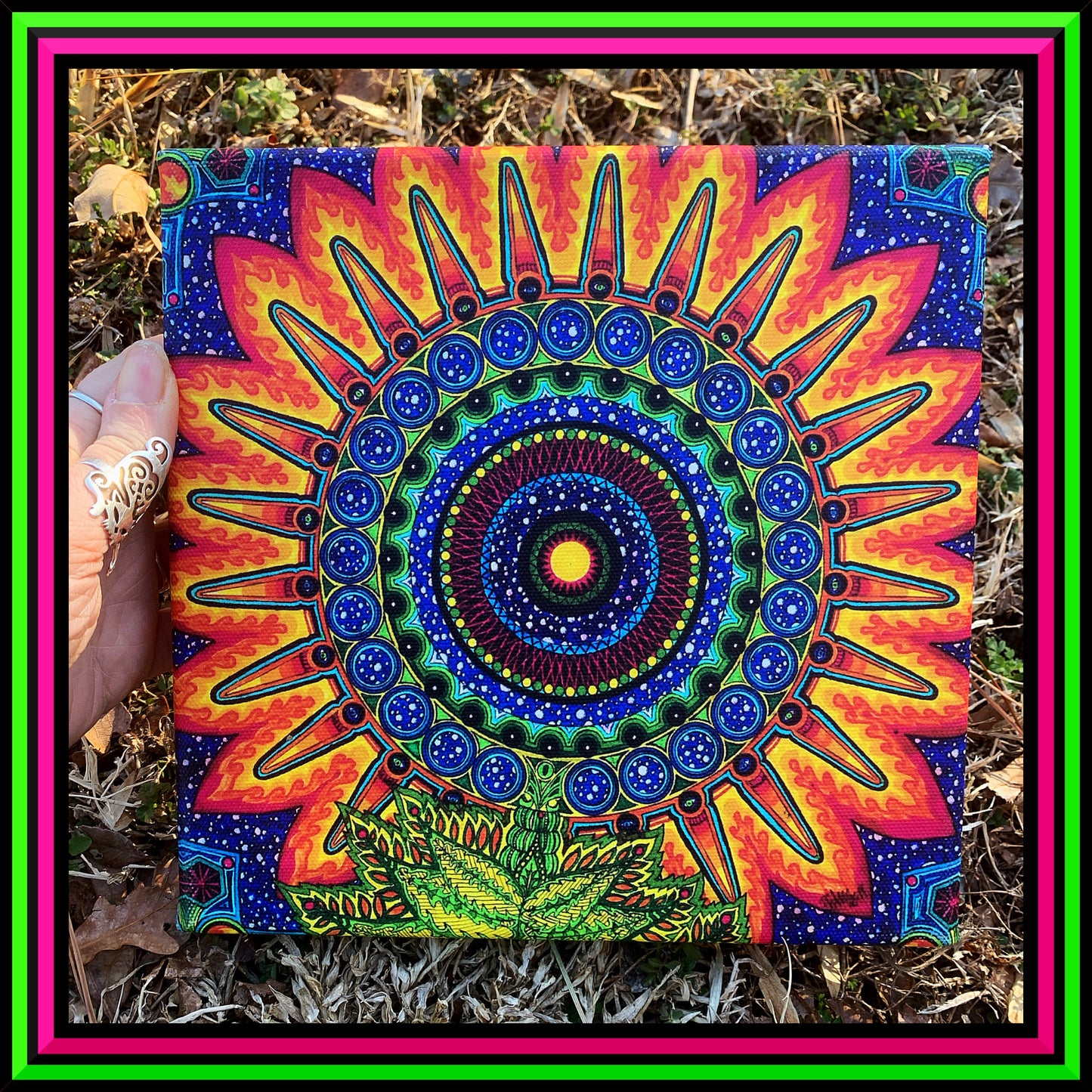 "Axis of Truth" Small Canvas Print