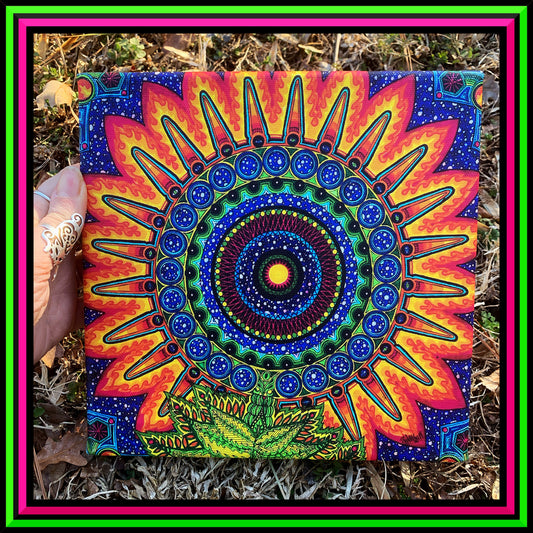 "Axis of Truth" Small Canvas Print