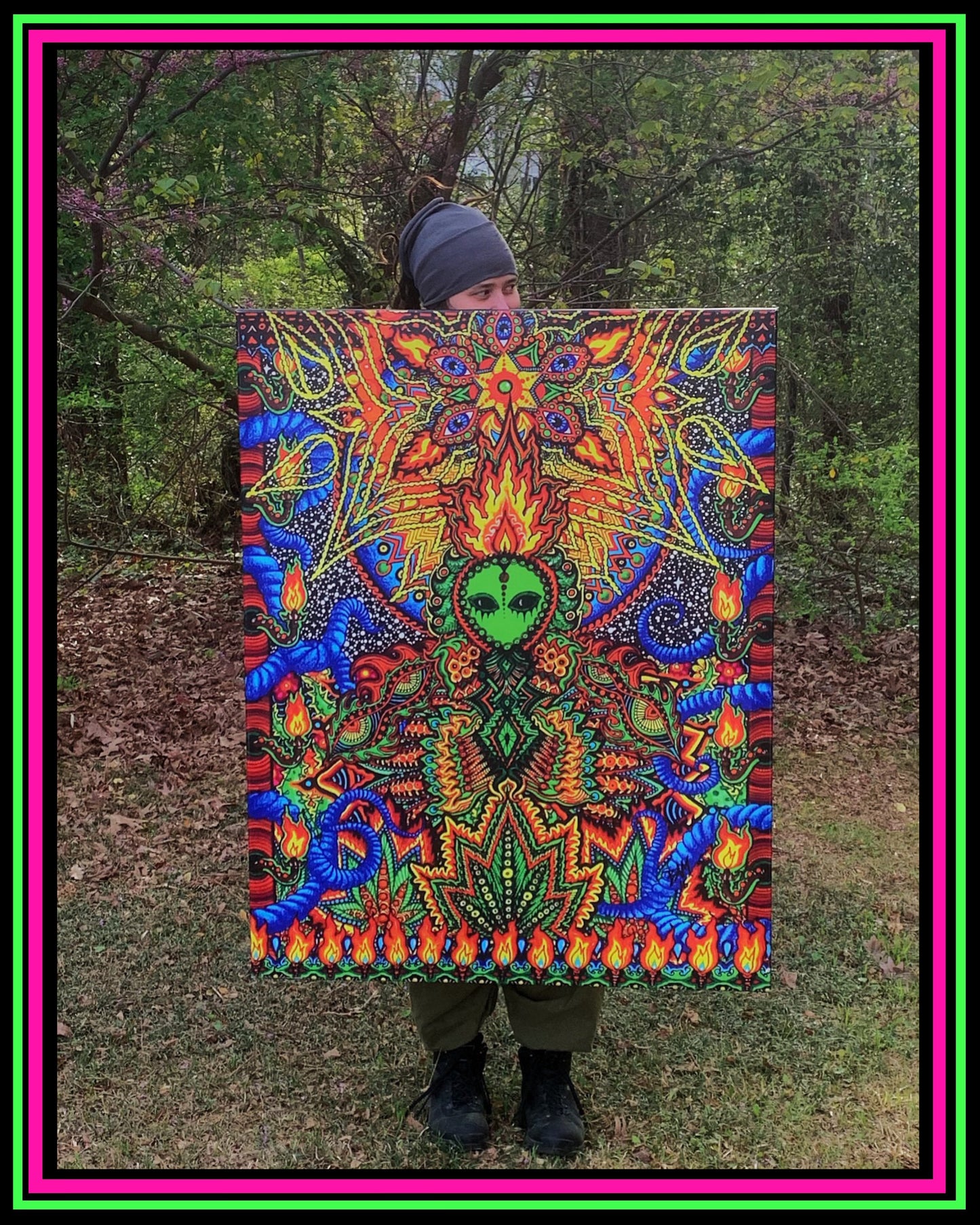 “How Do You Like it Here?” Large Canvas Print (10% off)