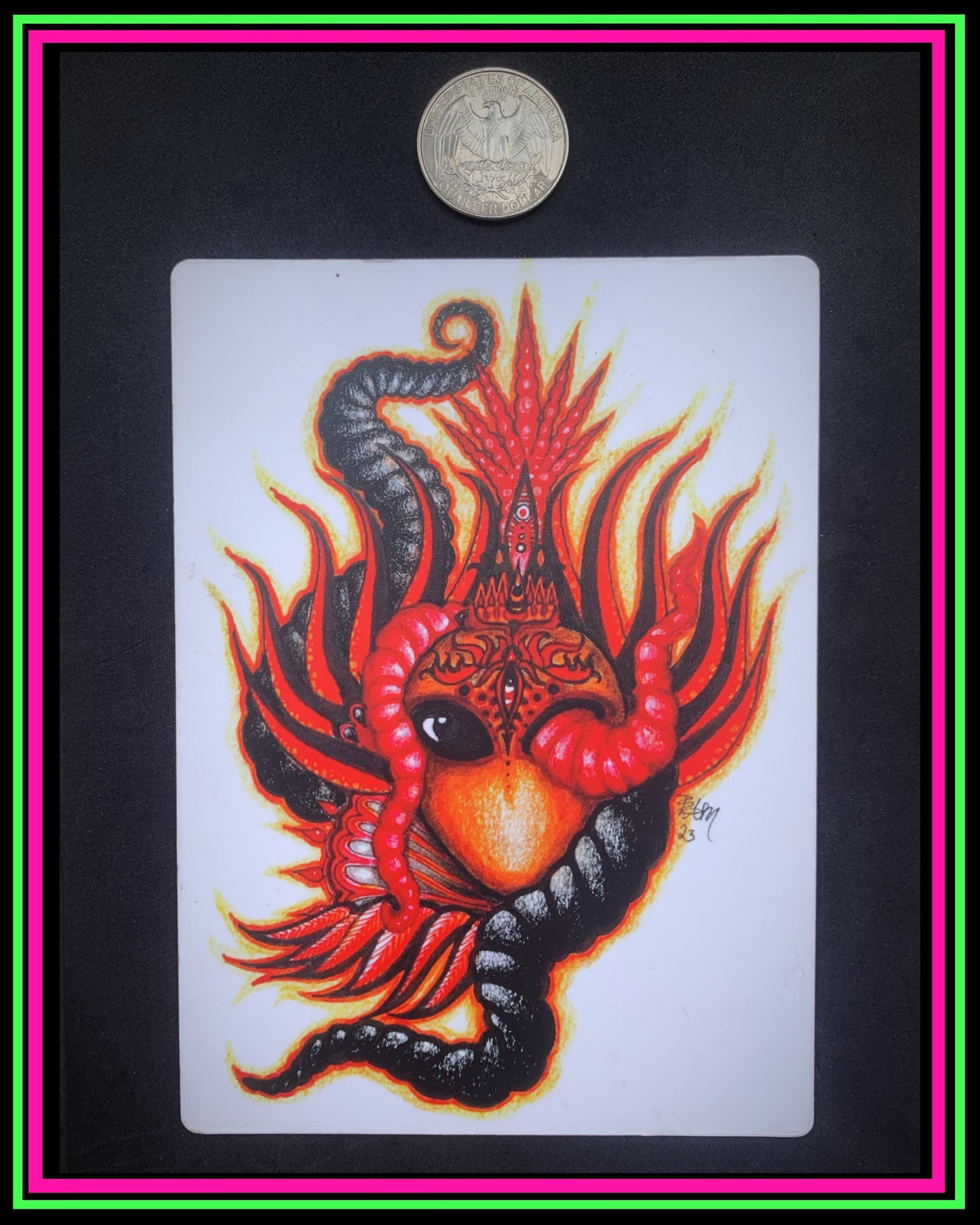 "Portesas Fteppmus" large magnet