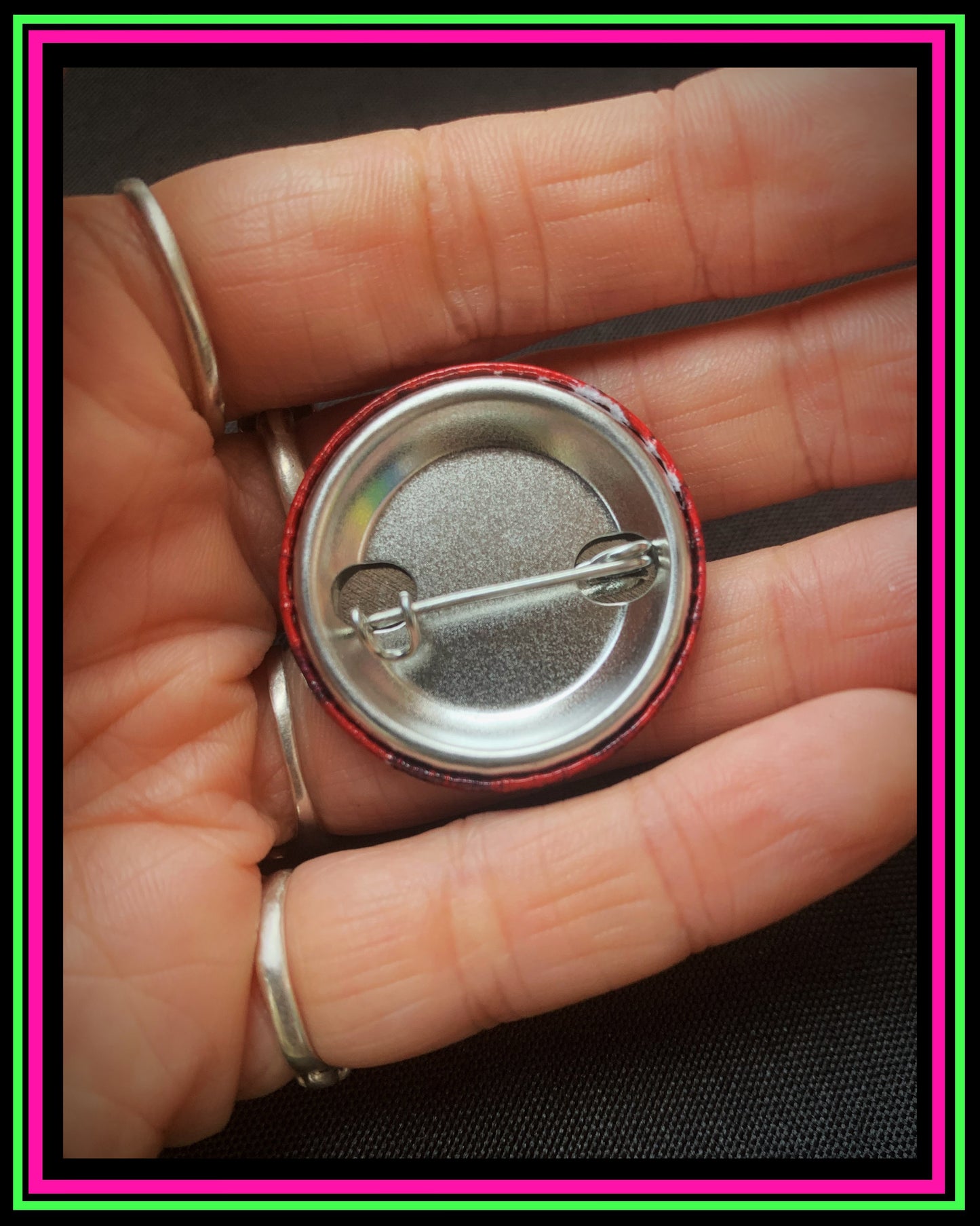 Mandala Pin-On Button