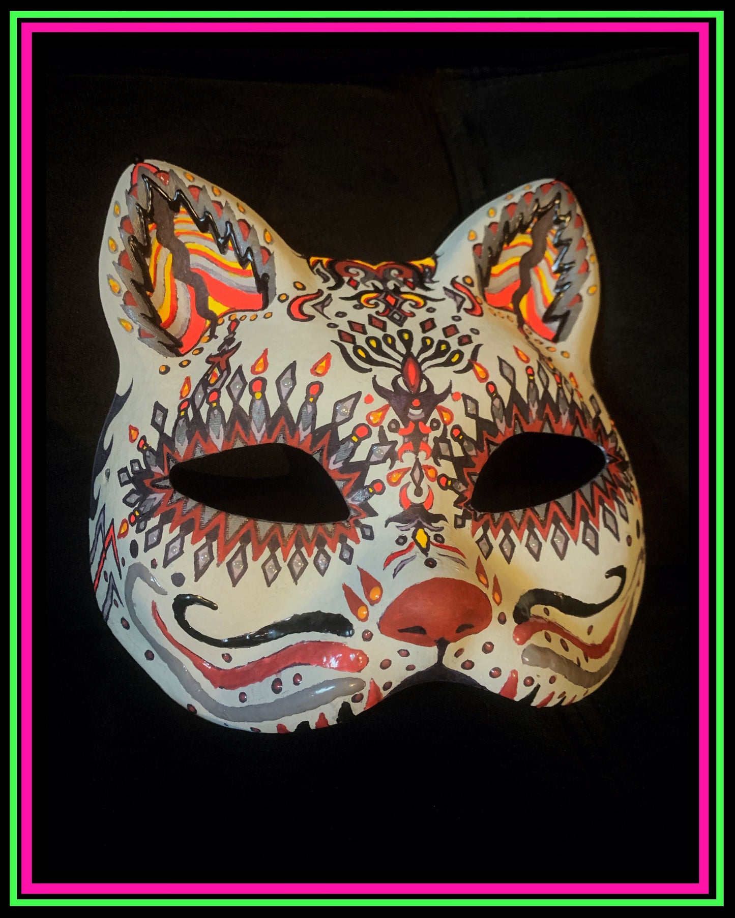 Gray Magic Meow Mask