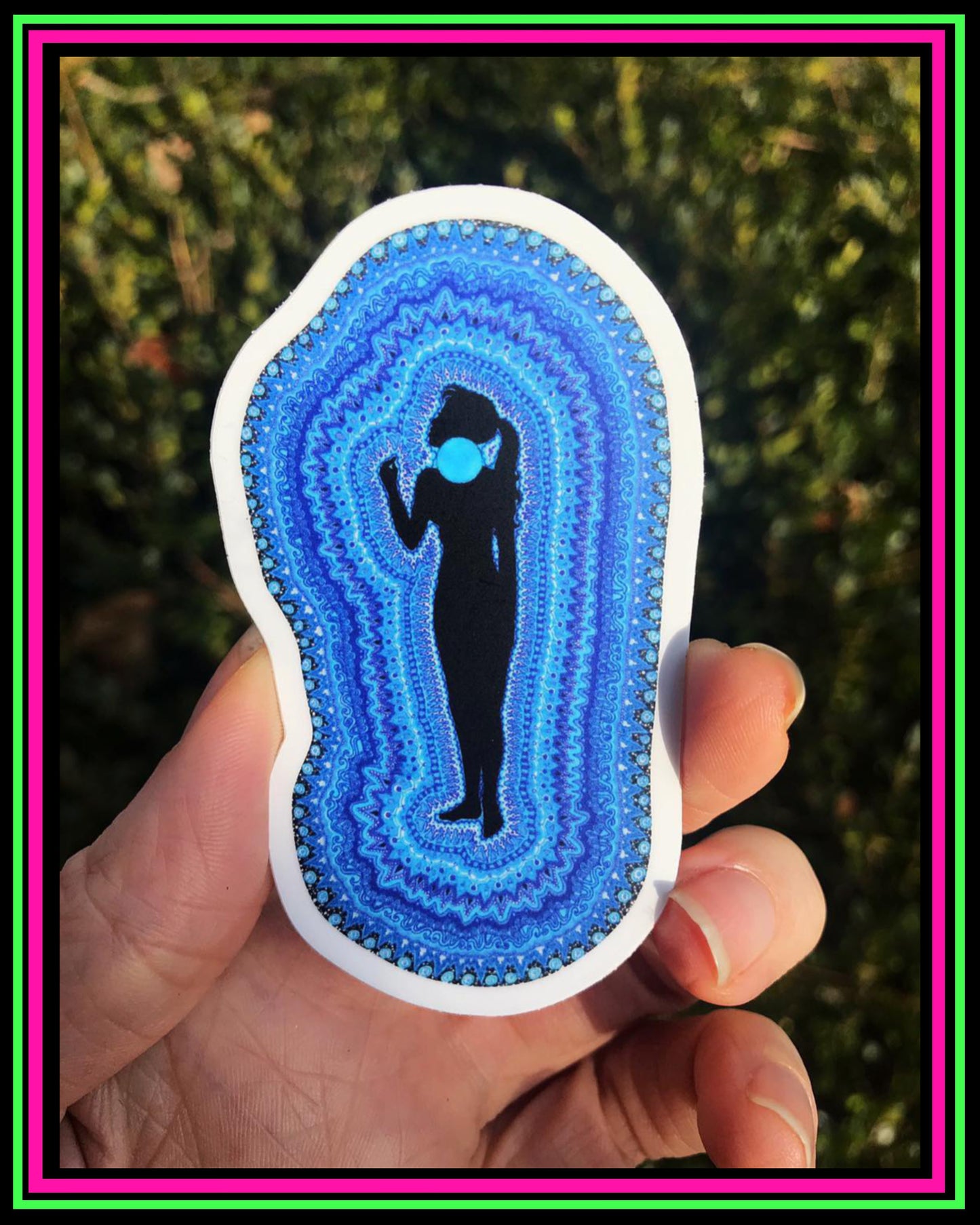 “Throat Chakra” vinyl sticker