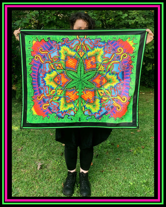 "Herbal Cure" UV-Reactive Tapestry