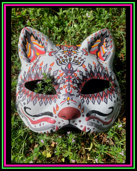 Gray Magic Meow Mask