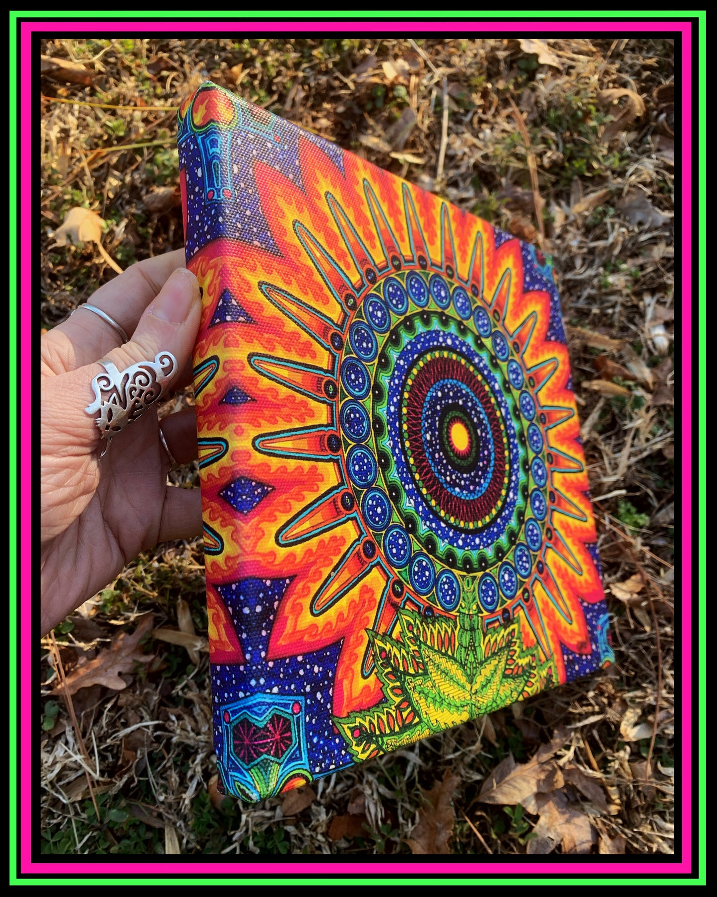 "Axis of Truth" Small Canvas Print