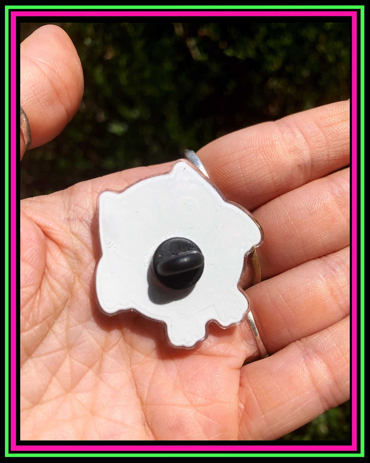 Melted Owl Acrylic Pin