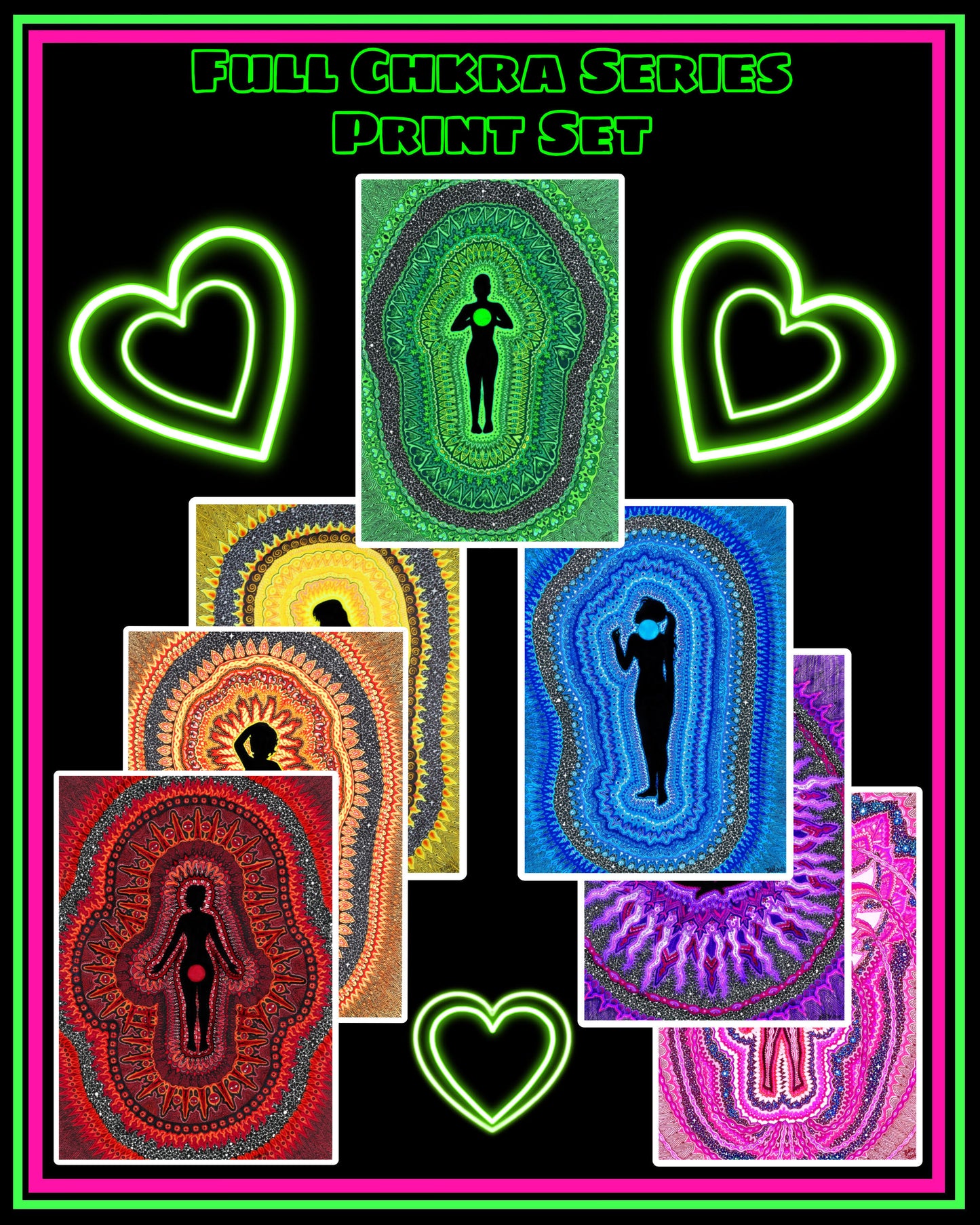 Full "Chakra Series" (Discounted) Print Set