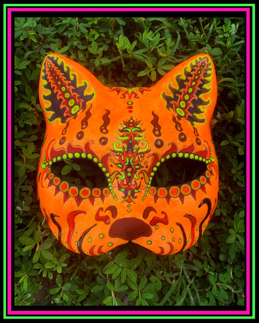 Orange Magic Meow Mask