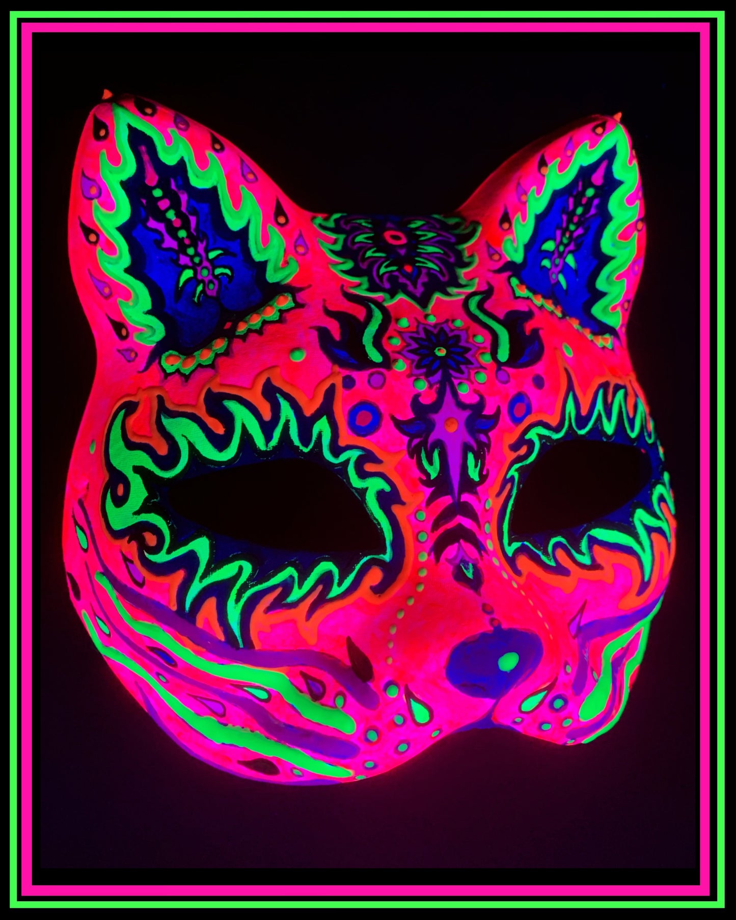 Pink Magic Meow Mask
