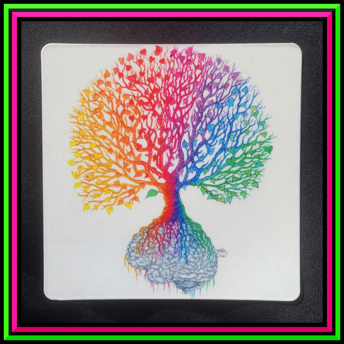 "Plot Twist" (White Background) Small Magnet