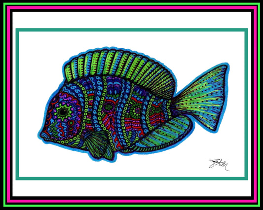 "Mr. Fish" Print