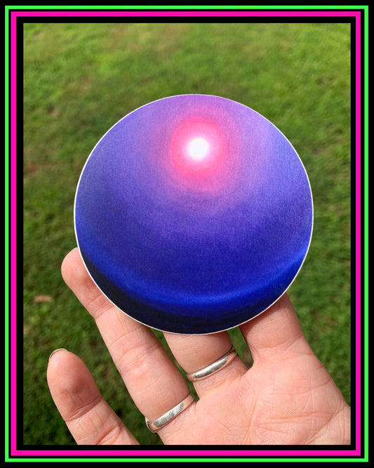 Pegatina de vinilo "One Upon A Blue Moon" 