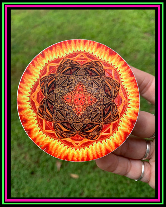 "Hail to my African Sun" vinyl sticker