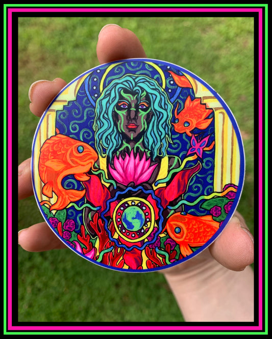 Pegatina de vinilo "Piscis" 