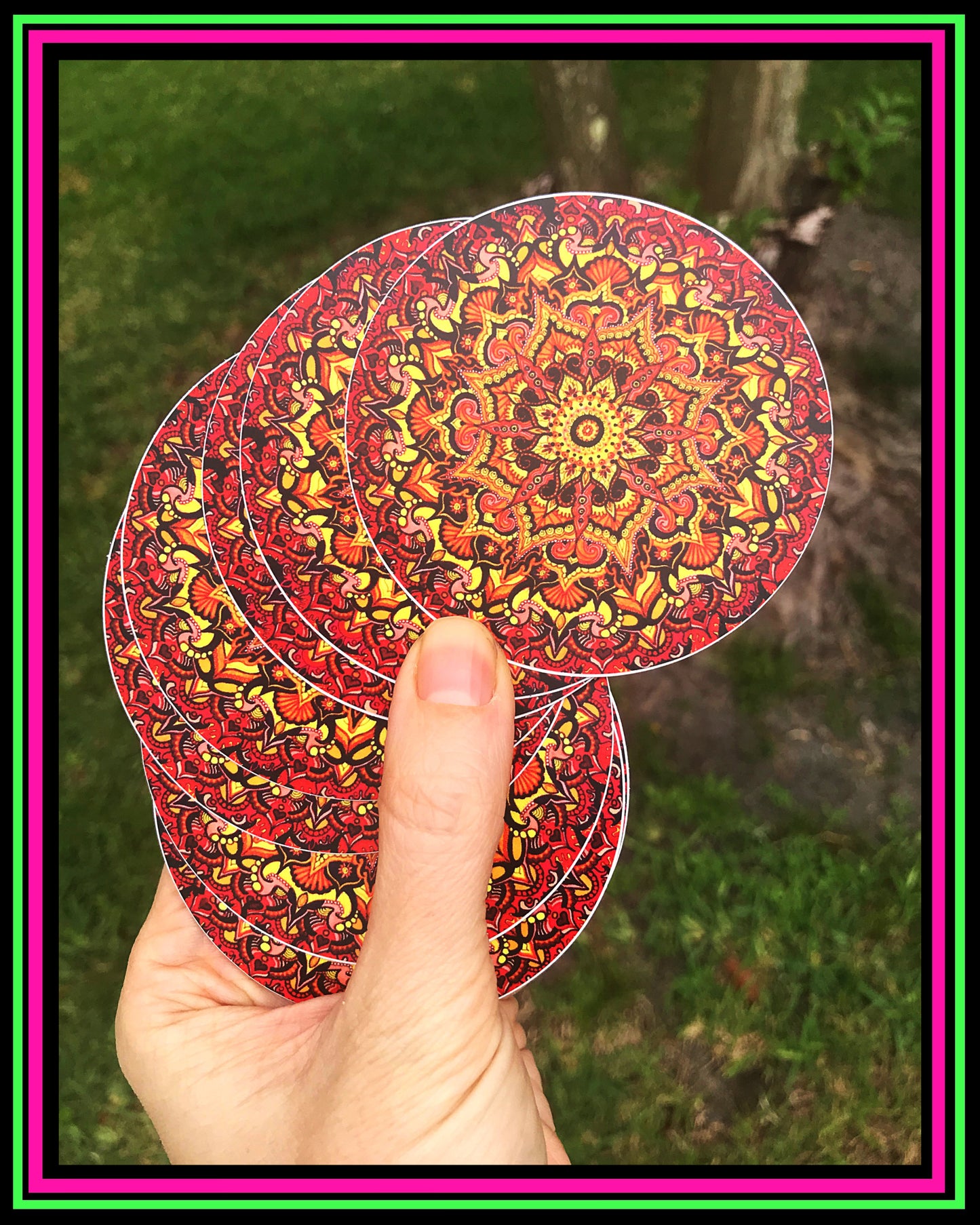 "Hello My Goodbyes" vinyl sticker