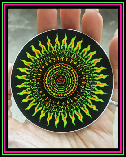 Autocollant en vinyle « TOUCH Samadhi » 