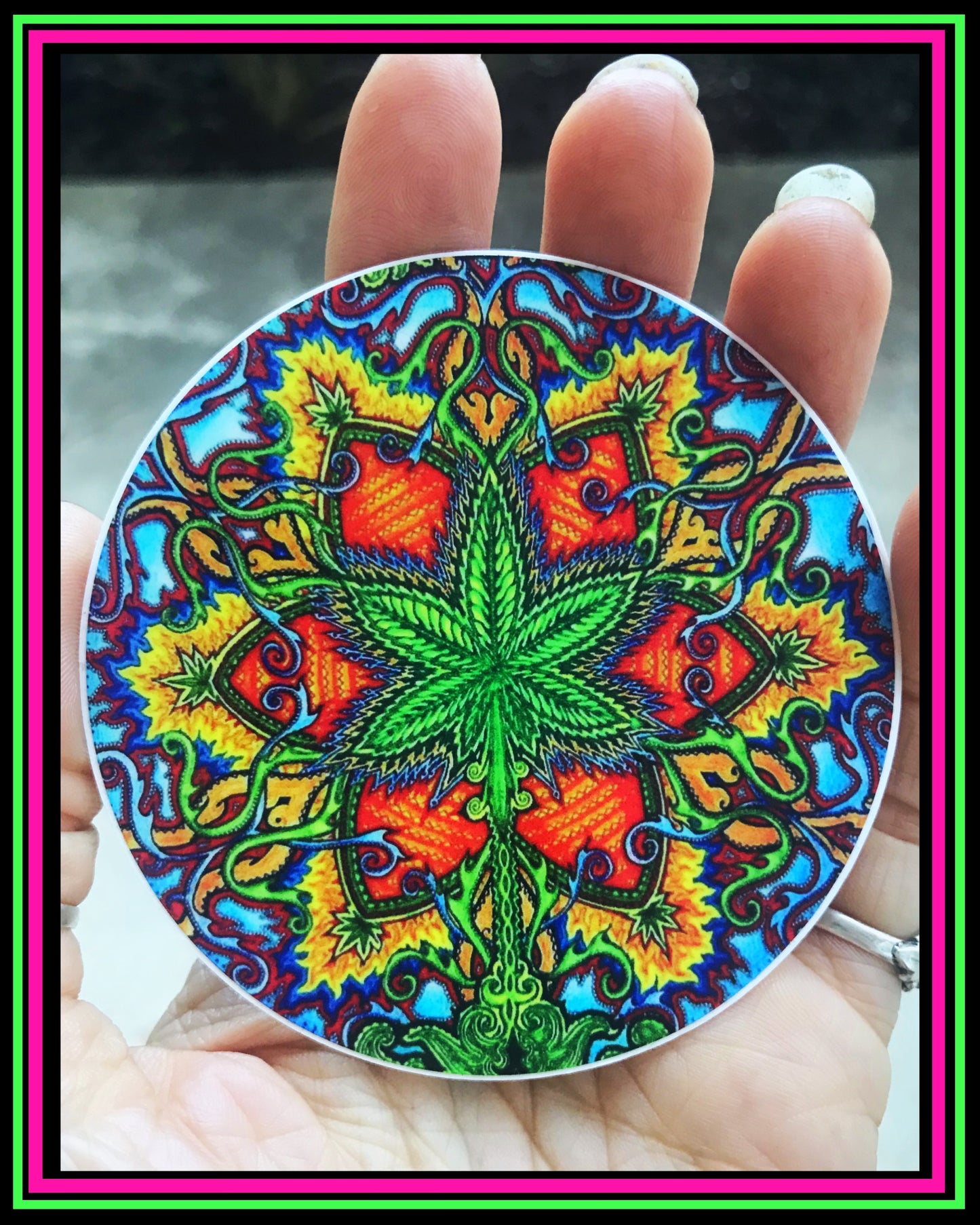 "Herbal Cure" vinyl sticker