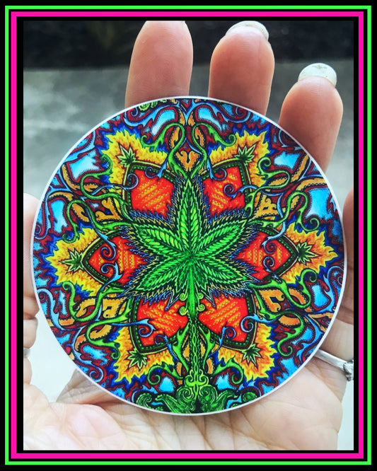 "Herbal Cure" vinyl sticker