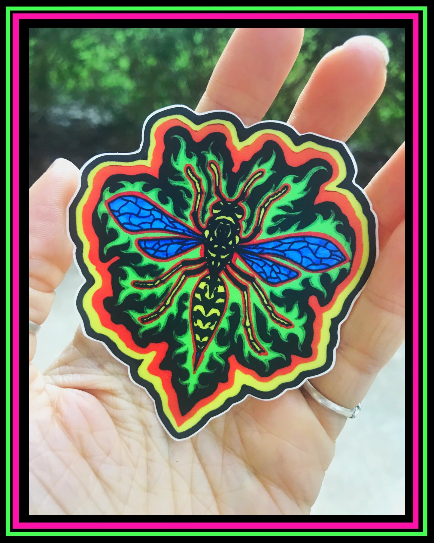 "She Knows" vinyl sticker