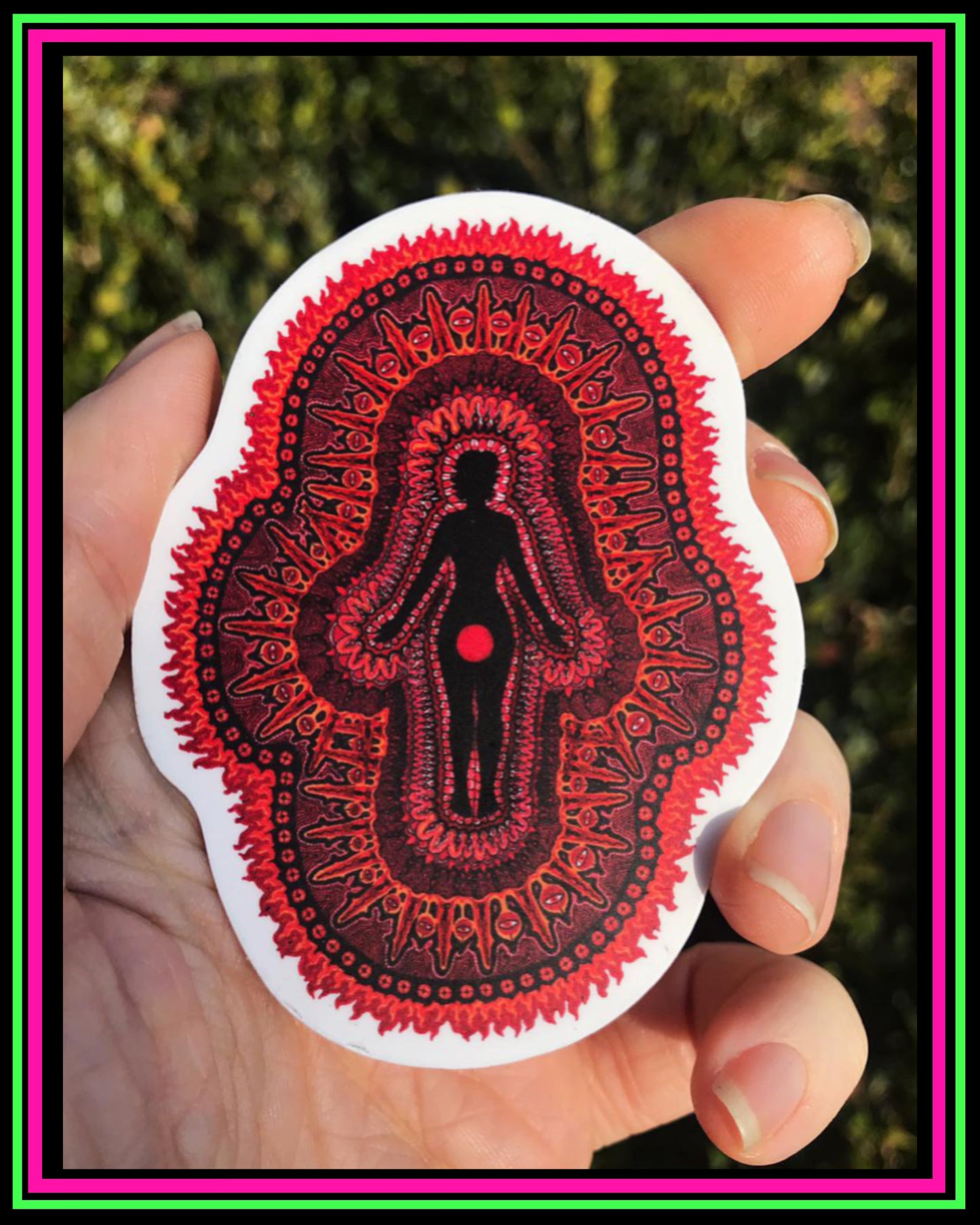 “Root Chakra” vinyl sticker