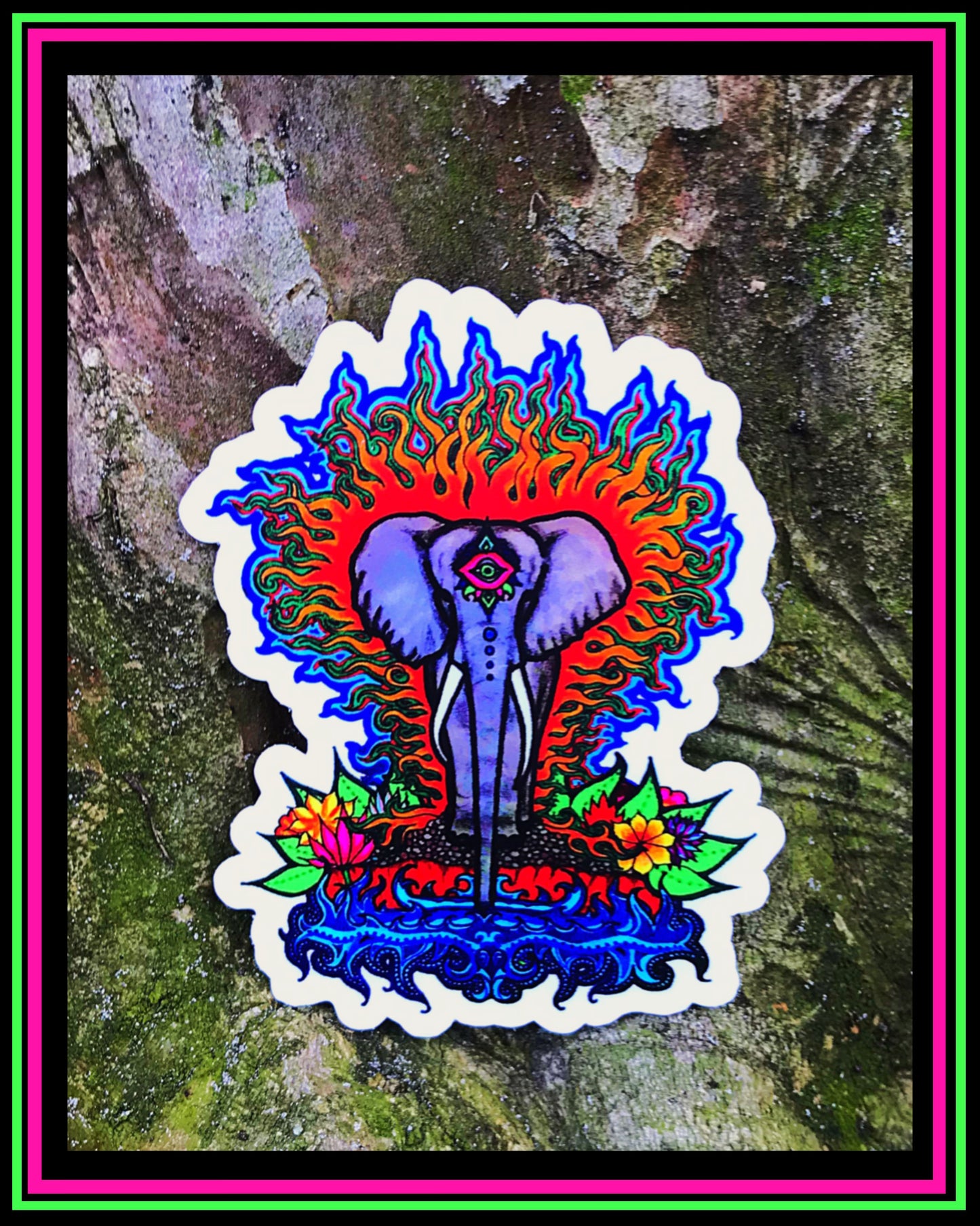 "Elephant" vinyl sticker