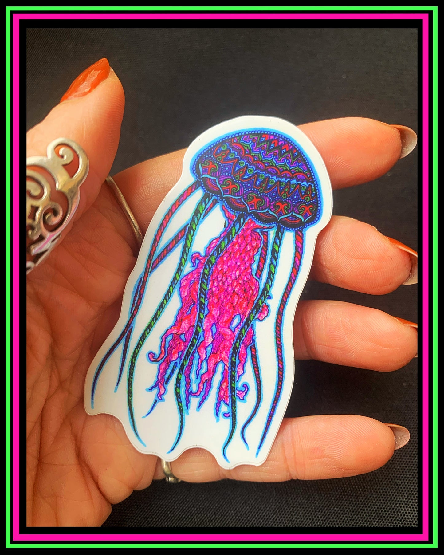 Entire "Sea Creature" vinyl sticker set