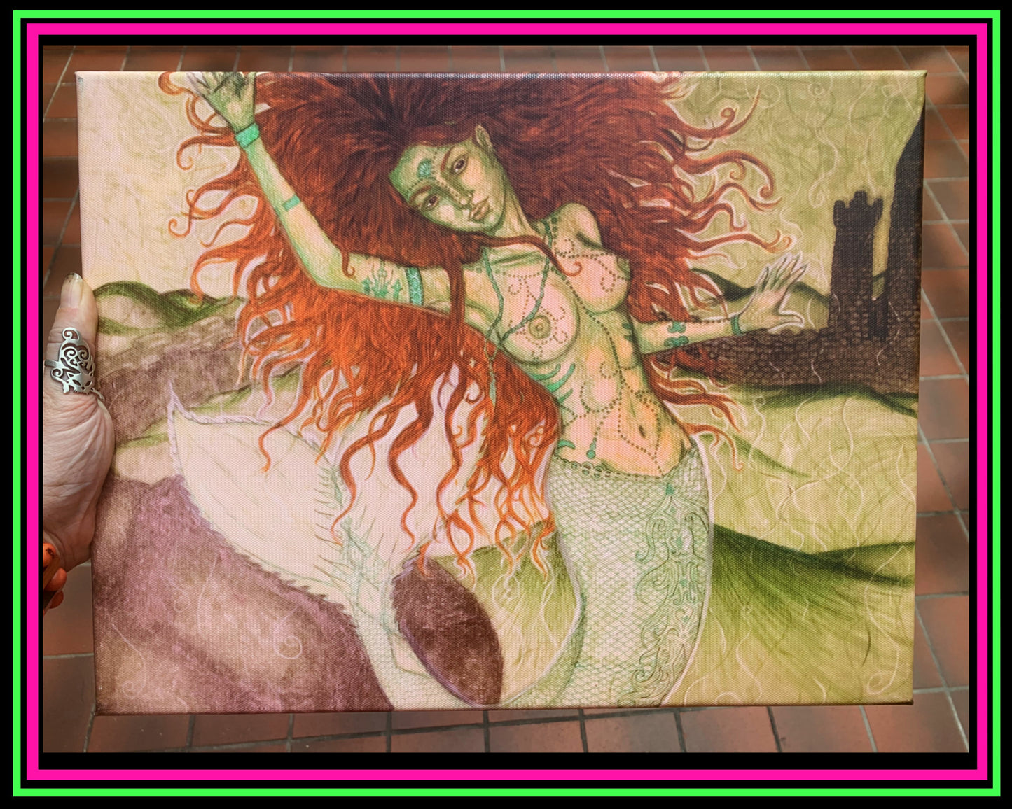 "Green Moss Kingdom" Canvas Print