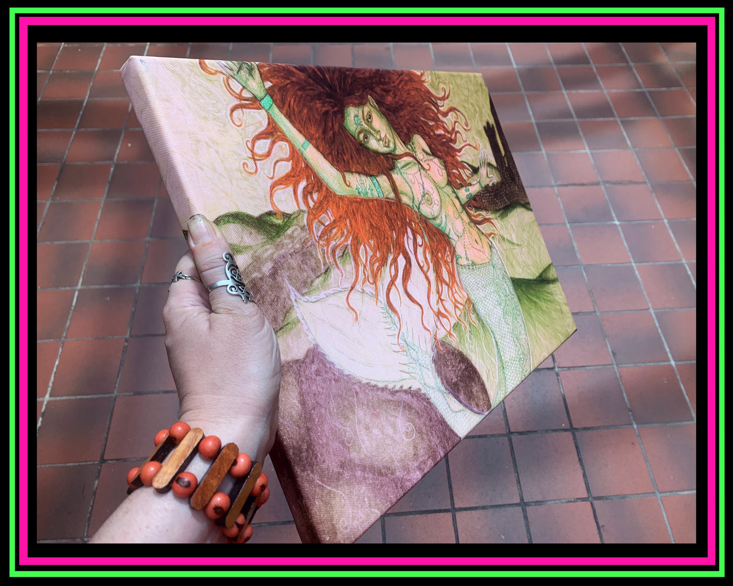 "Green Moss Kingdom" Canvas Print