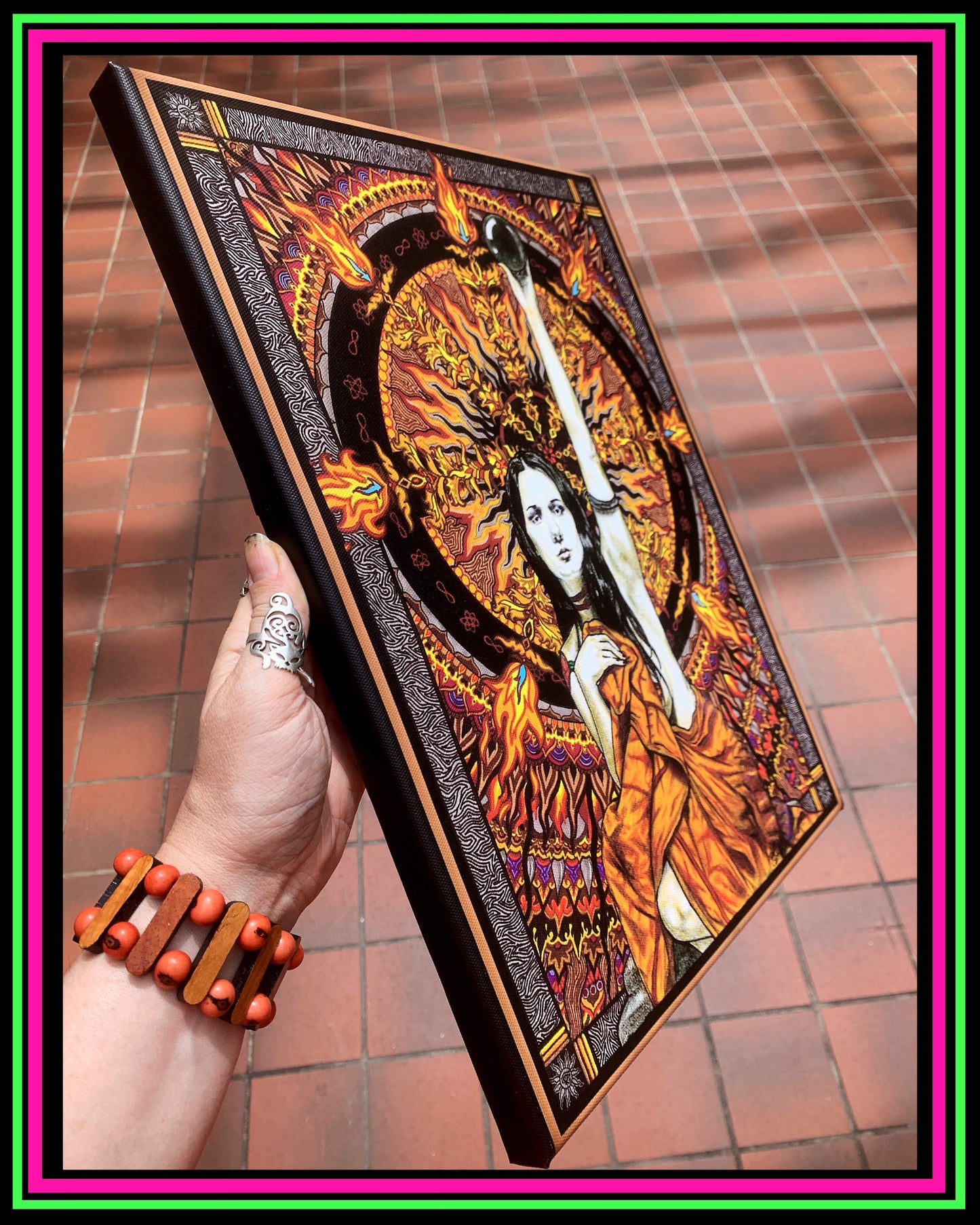"Black Sun" Canvas Print