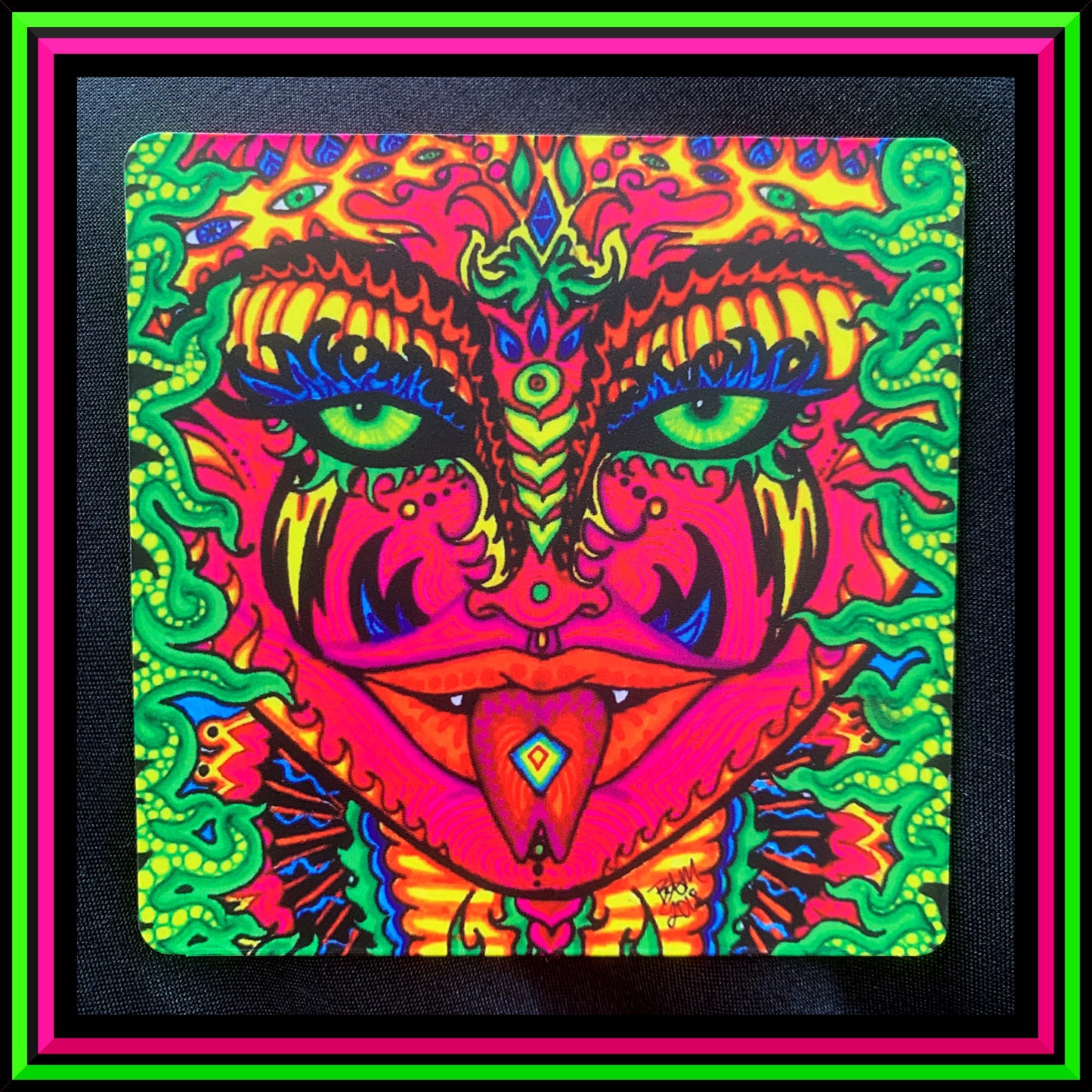 "Serpentine Ellora" Small Magnet